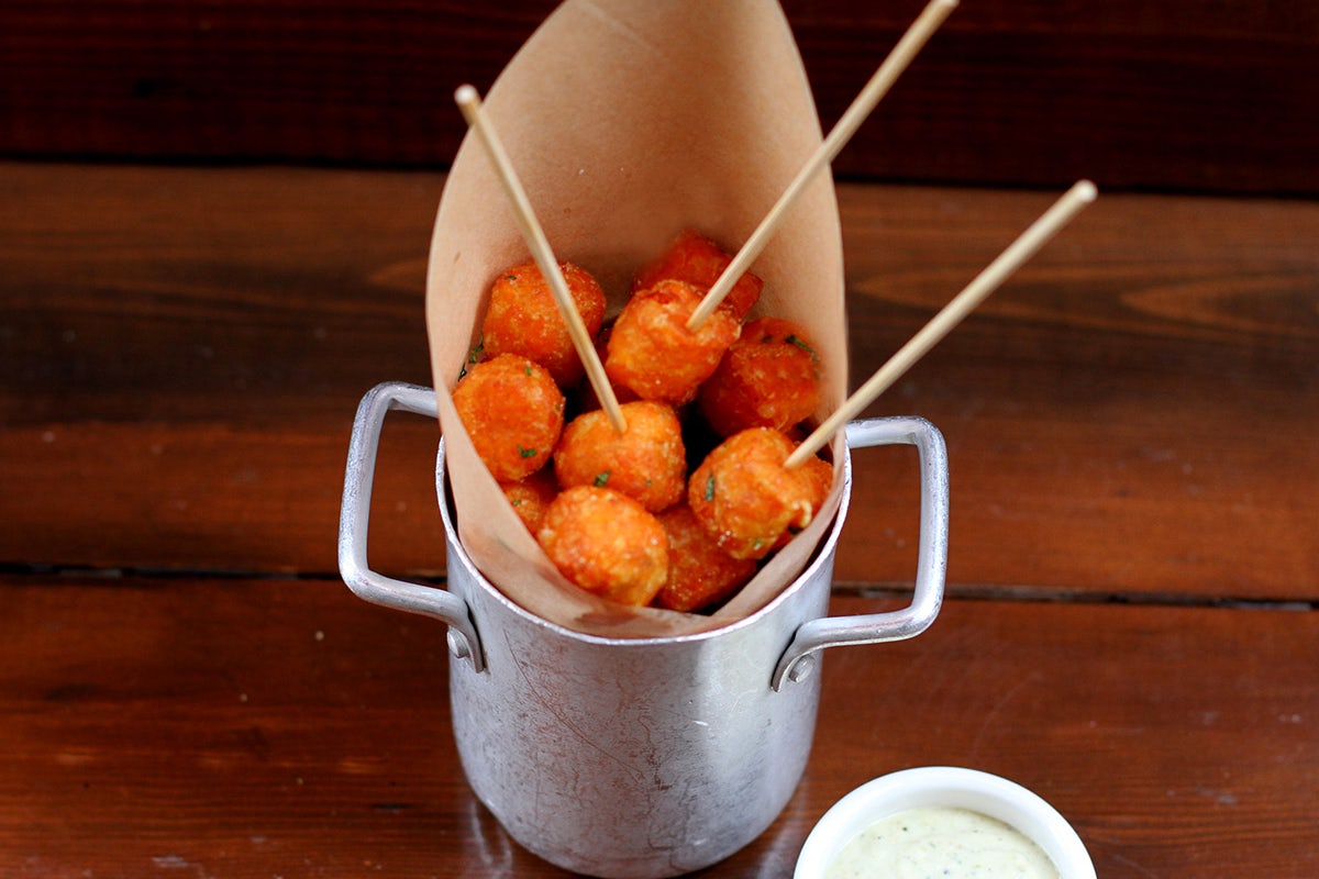 Order Sweet Potato Tots food online from Lazy Dog Restaurant & Bar store, Colorado Springs on bringmethat.com