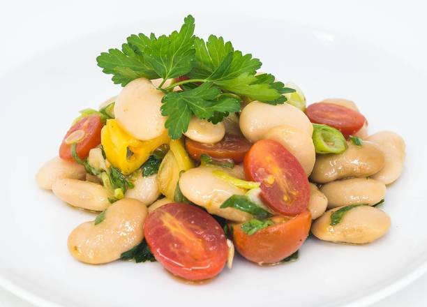 Order White Bean Tomato Salad 8 oz. food online from Erewhon Market store, Los Angeles on bringmethat.com