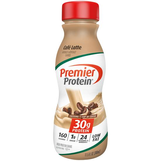 Order Premier Protein Protein Shake Cafï¿½ï¿½ Latte (11.5 oz) food online from Rite Aid store, DEPEW on bringmethat.com