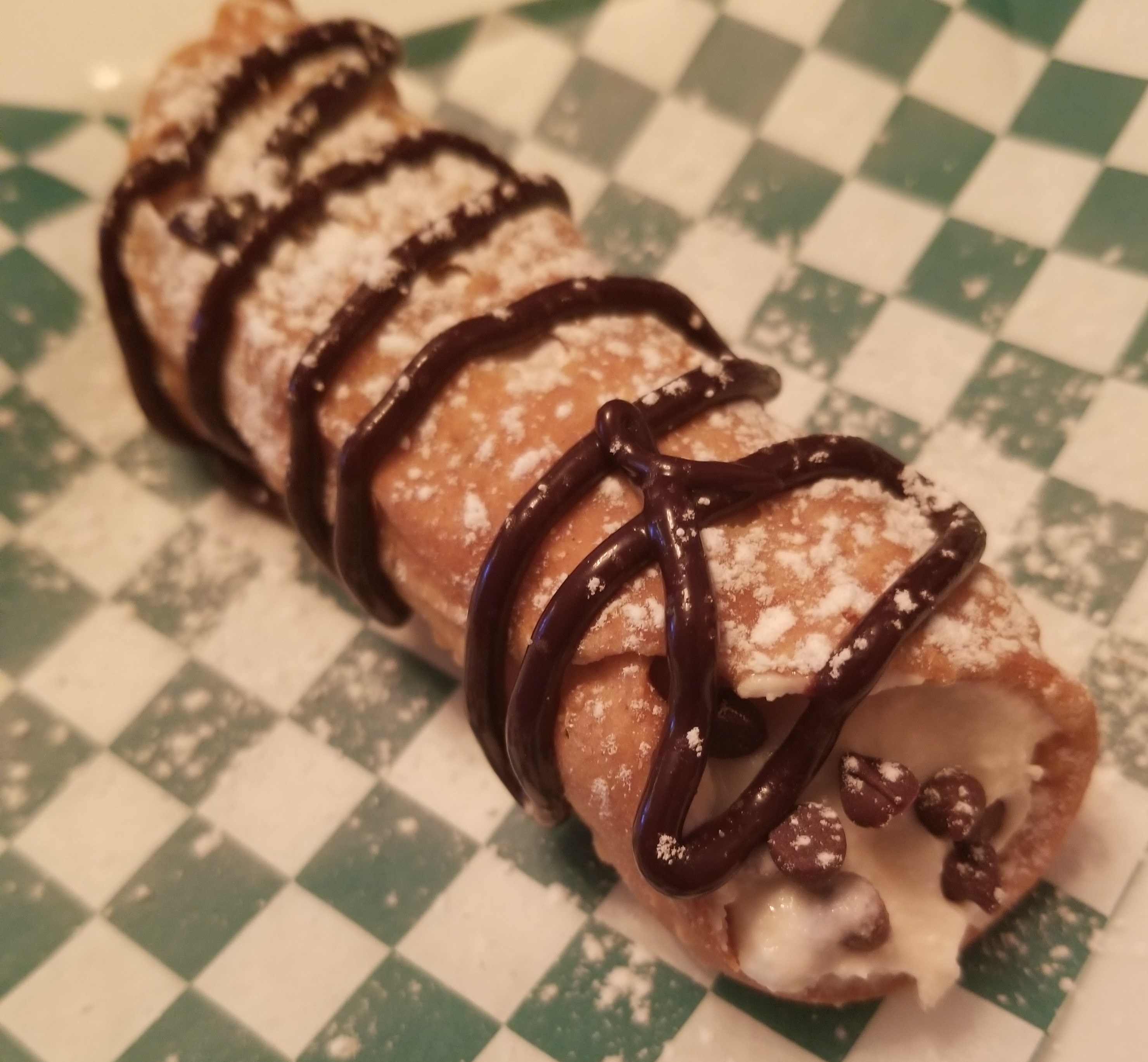 Order chocolate chip cannoli food online from Peachtree Neighborhood Grill store, Nashville on bringmethat.com