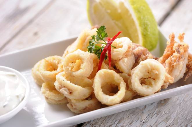 Order A11. Fried Calamari food online from My Sushi Japanese Restaurant store, Middle Village on bringmethat.com