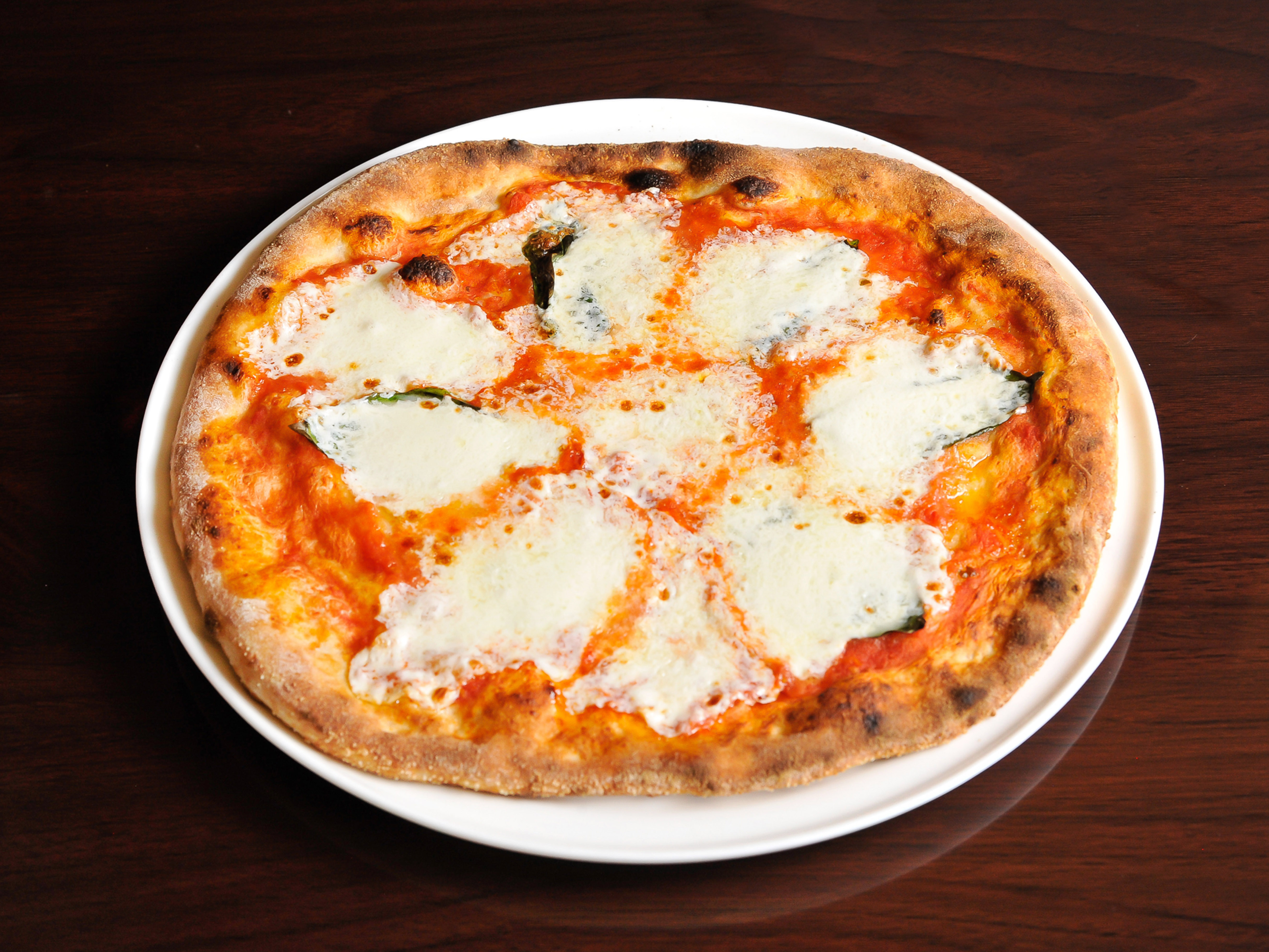 Order Margherita Pizza food online from Tony At Brentwood store, Stockbridge on bringmethat.com