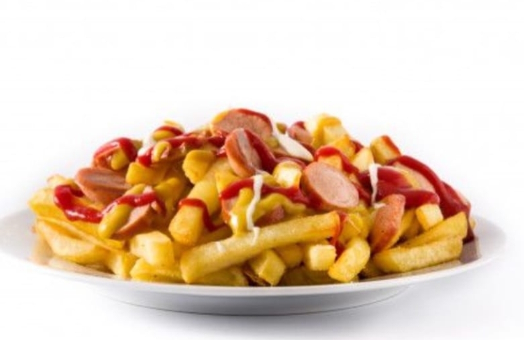 Order Salchipapas / Sausage with French Fries food online from Mr. Mario store, College Point on bringmethat.com