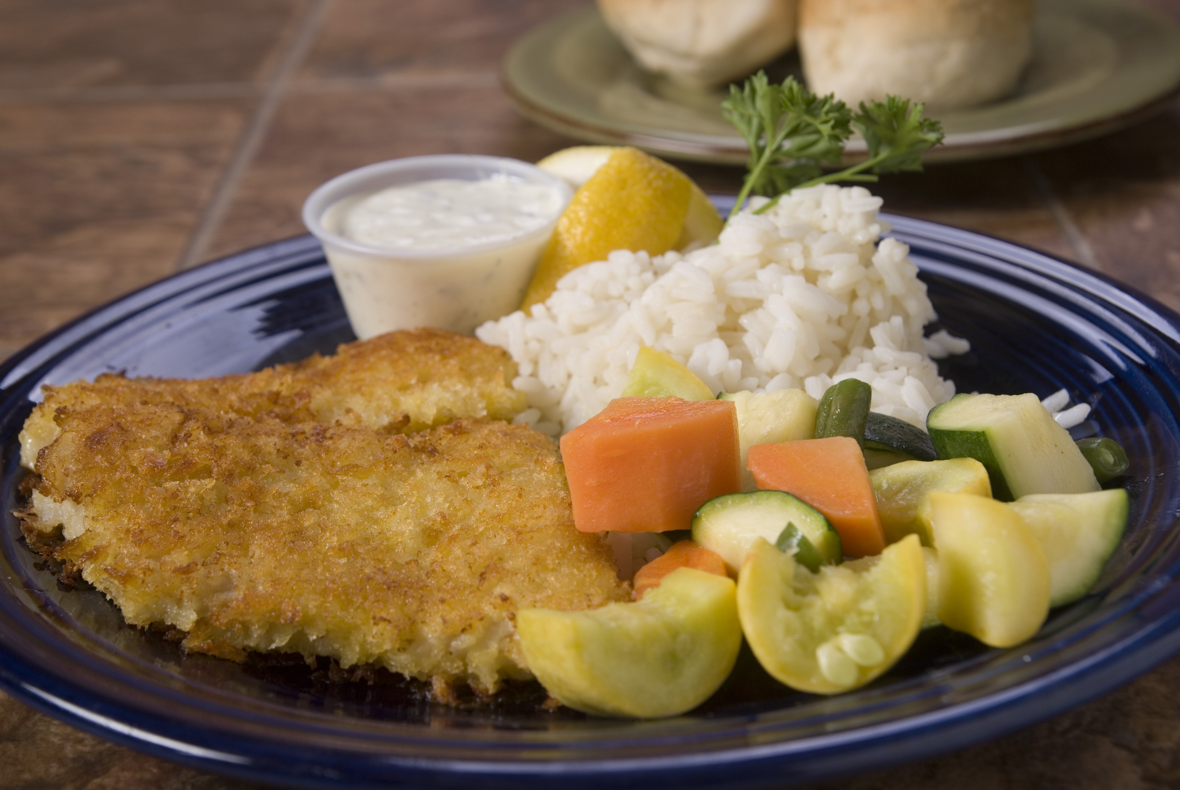 Order Grilled Cod Filet Lightly Breaded Lunch food online from Brothers Family Restaurant store, San Diego on bringmethat.com