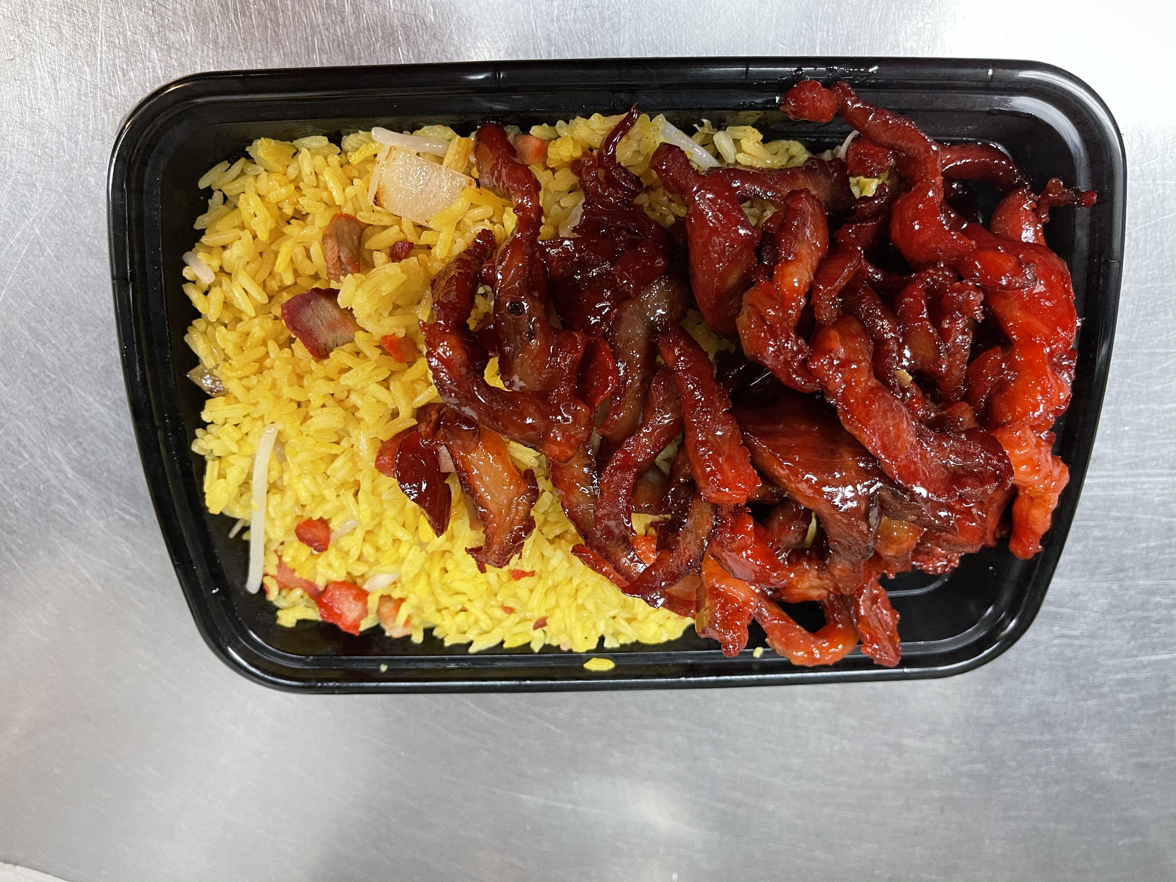 Order C7. Boneless Spare Ribs Combo Plate 无骨排 food online from China Panda store, Jersey City on bringmethat.com