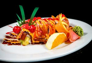 Order Red Dragon Roll food online from Stix Restaurant store, Fultondale on bringmethat.com