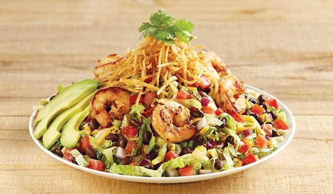 Order Southwest Avocado Shrimp Salad food online from Marie Callender store, Las Vegas on bringmethat.com