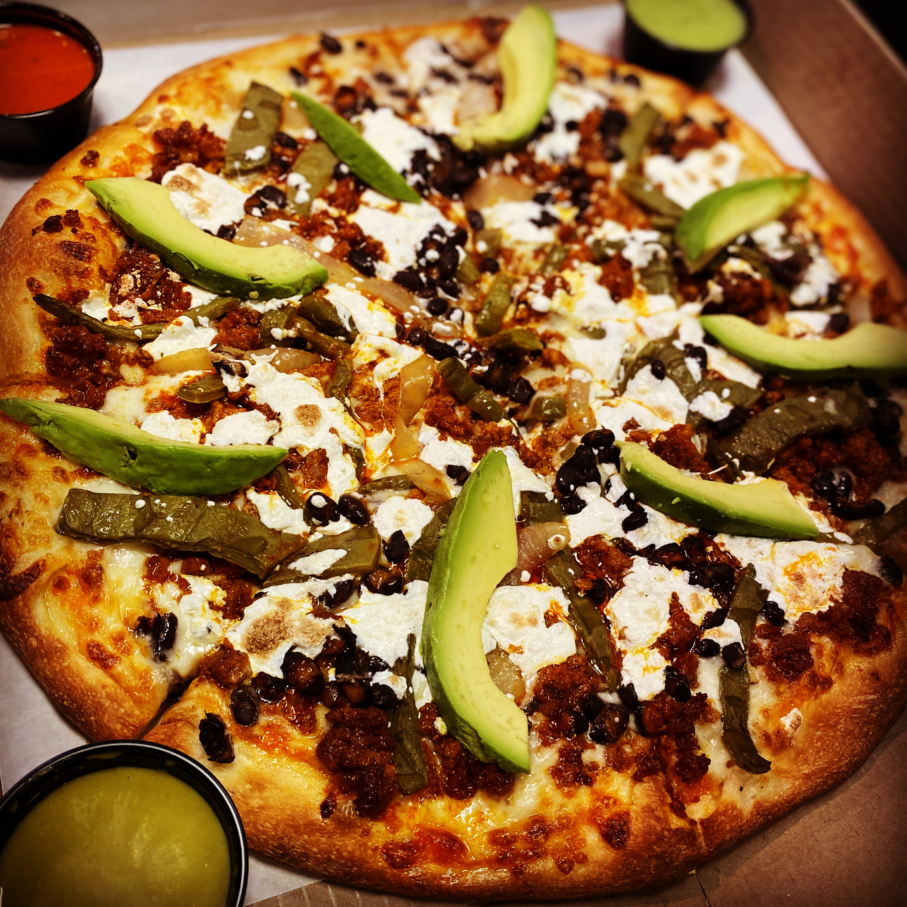 Order ❤️‍Habanero Jefe Pizza❤️‍ food online from Chiquita Pizzeria store, Philadelphia on bringmethat.com