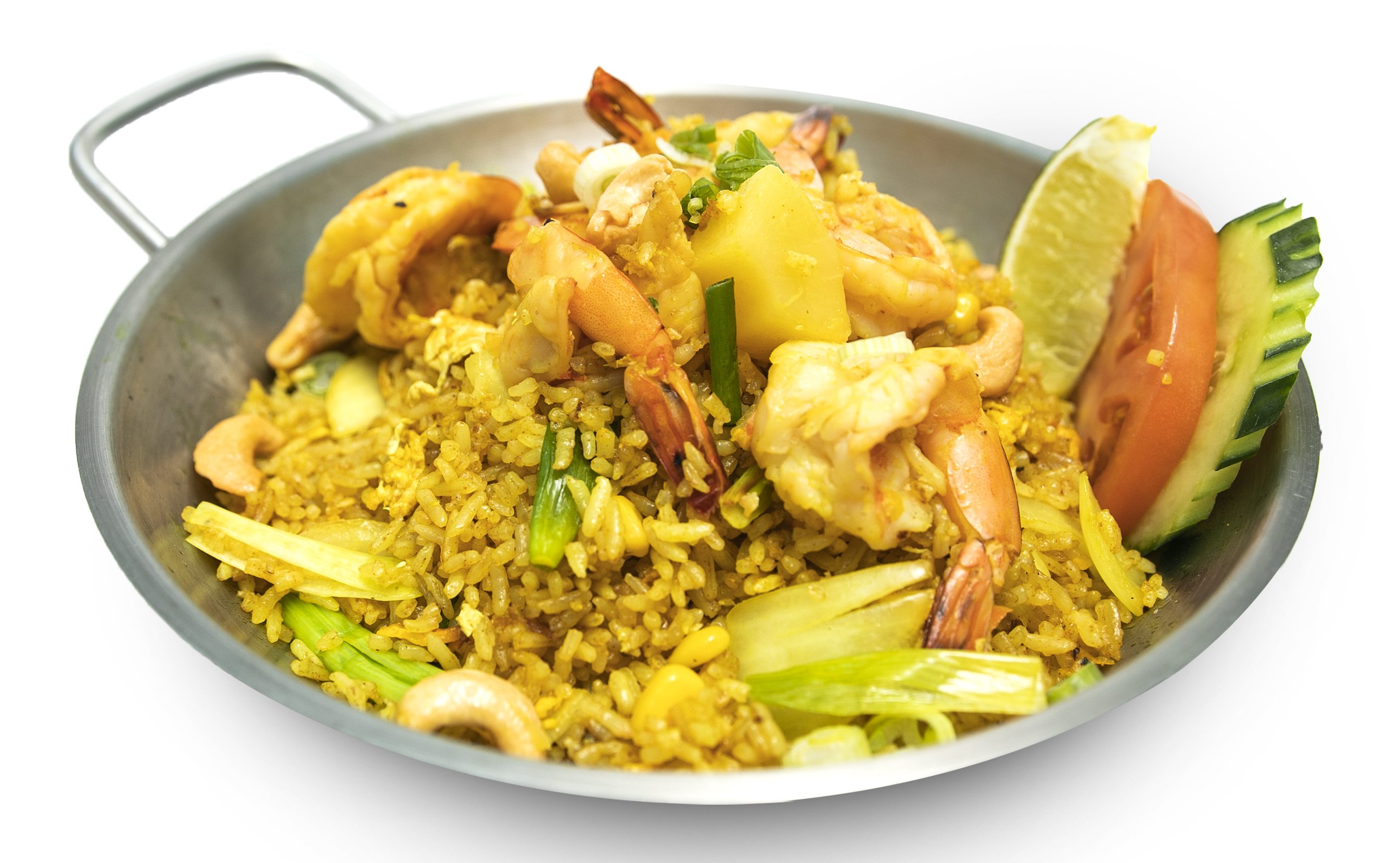 Order F2. Pineapple Fried Rice food online from SUROSS Thai Bistro store, New York on bringmethat.com