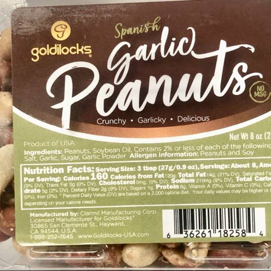 Order Garlic Peanuts food online from Goldilocks store, Carson on bringmethat.com