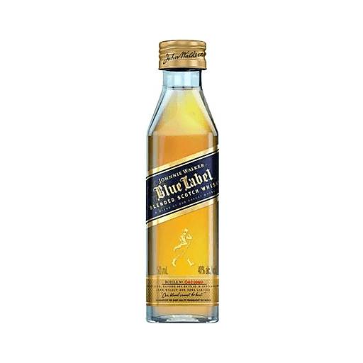 Order Johnnie Walker Blue Blended Scotch Whisky (50 ML) 124198 food online from Bevmo! store, Pleasanton on bringmethat.com