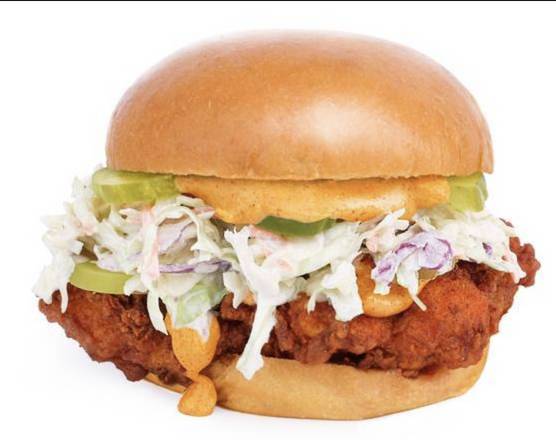 Order Nashville Hot Fried Chicken Sandwich food online from Chicken Pad store, San Diego on bringmethat.com
