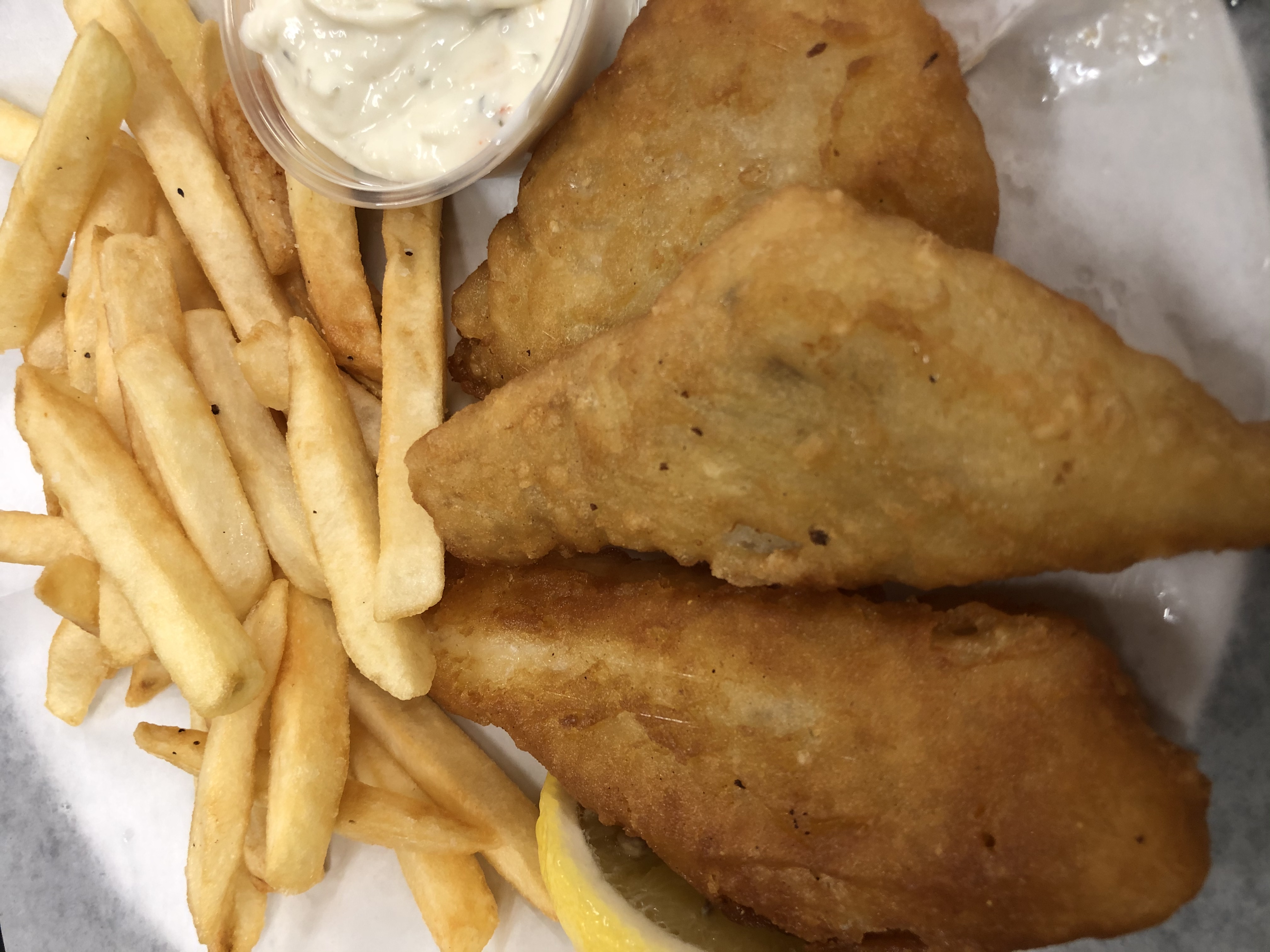 Order Fish n Chips food online from Chef Alan Restaurant store, Reading on bringmethat.com