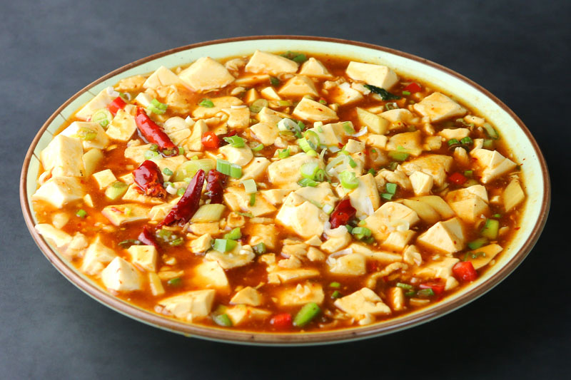 Order F07. Mapo Tofu with Minced Pork  麻婆豆腐 food online from Feng Ze Yuan store, San Francisco on bringmethat.com