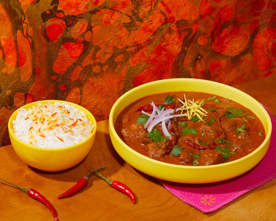 Order Lamb Curry food online from Matchstick Masala store, San Mateo on bringmethat.com