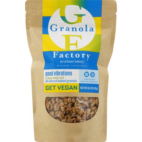 Order Granola Factory Good Vibrations 10.3oz food online from Everyday Needs by Gopuff store, Pittsburgh on bringmethat.com