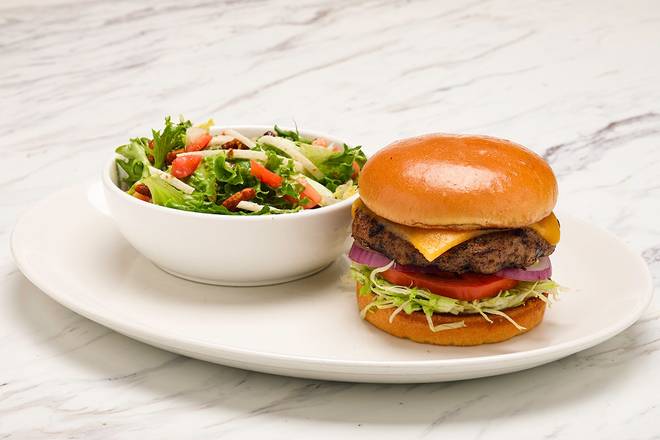Order Cheeseburger food online from Firebirds Wood Fired Grill store, Mason on bringmethat.com