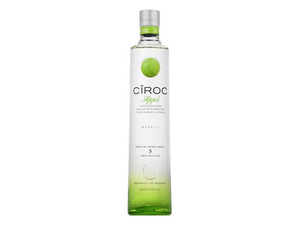 Order CIROC Apple - 375ml Bottle food online from Josh Wines & Liquors Inc store, New York on bringmethat.com
