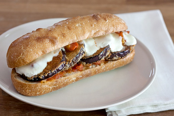Order Eggplant Parmesan Sandwich food online from New York Pizza & Pasta store, Pleasant Hill on bringmethat.com