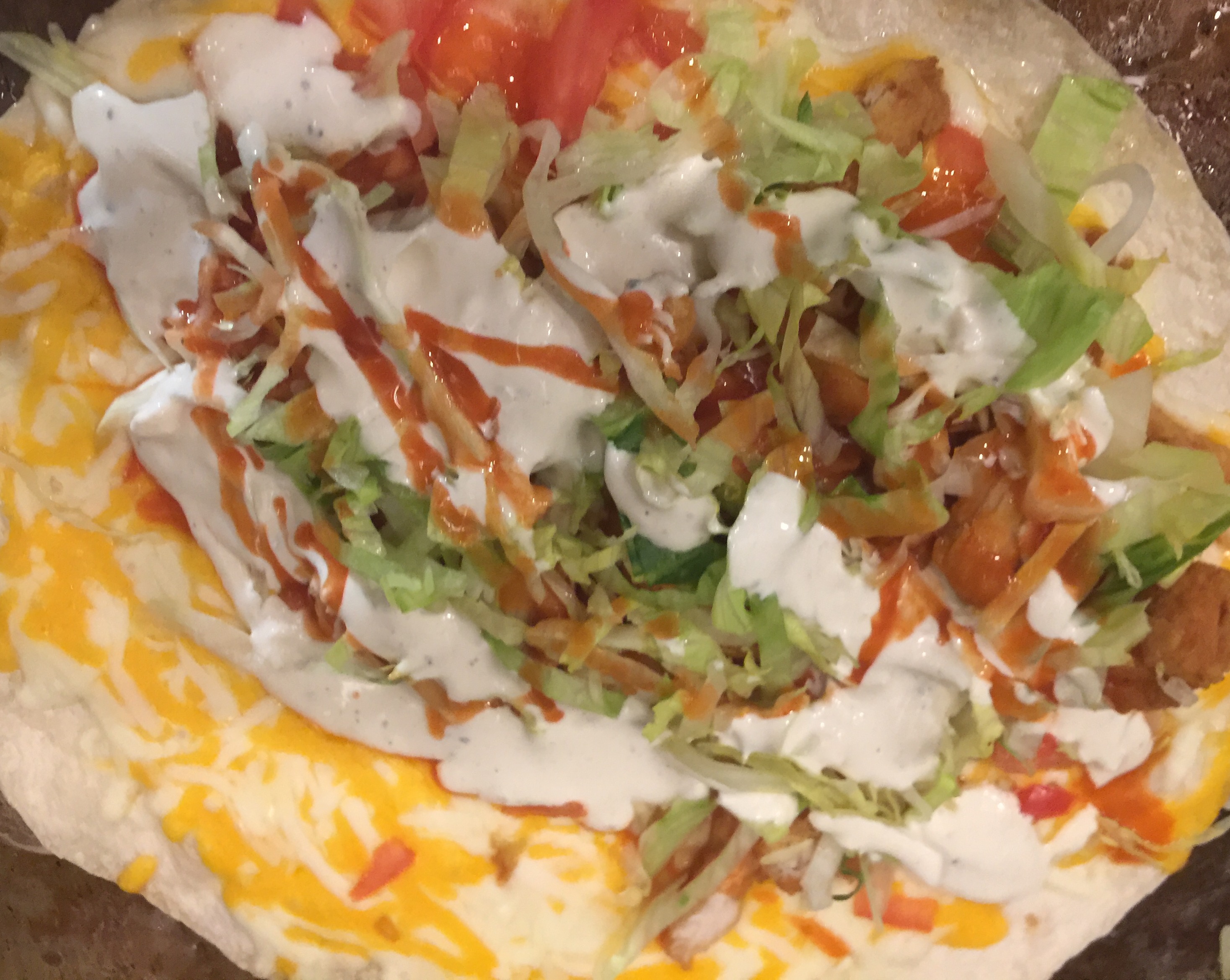 Order Buffalo Chicken Quesadilla food online from Husky Pizza store, Coventry on bringmethat.com