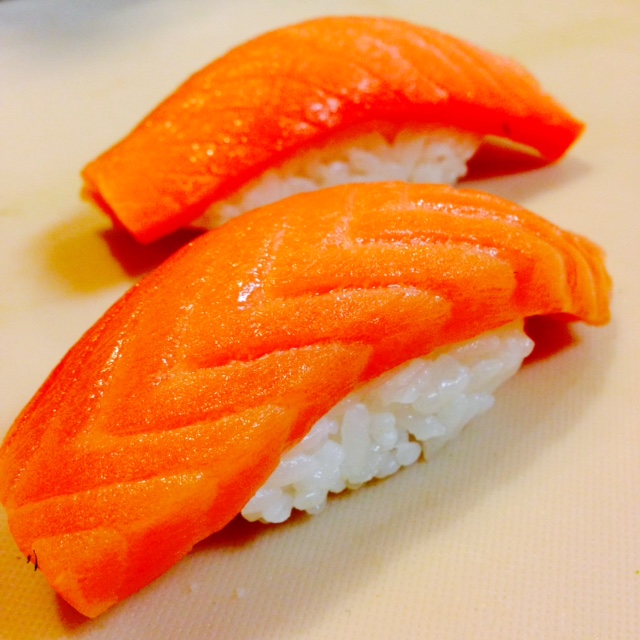 Order 2 Piece Smoked Salmon food online from Panida thai & sushi bar store, Rockville on bringmethat.com