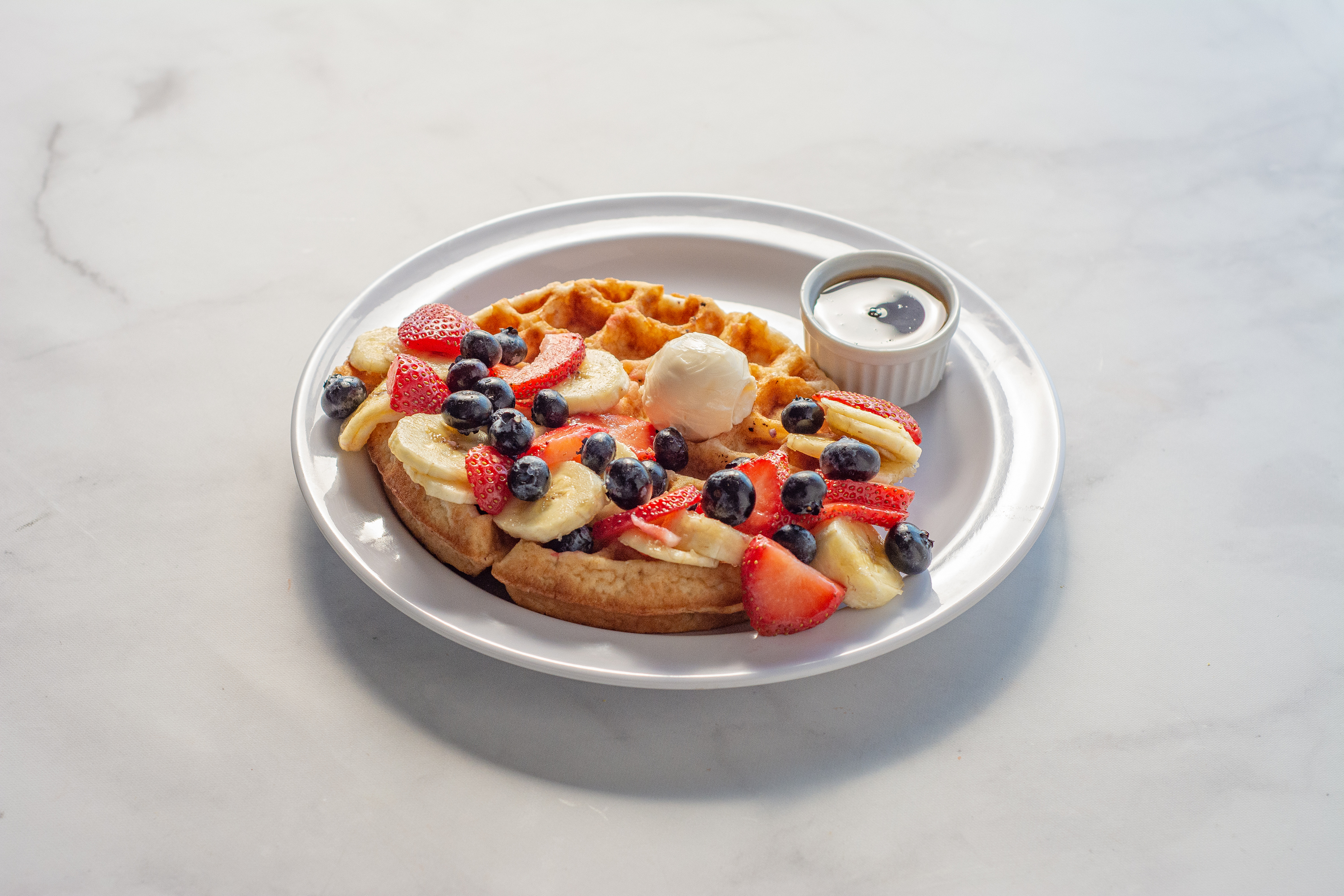 Order Waffle with Fruit food online from Toast store, San Francisco on bringmethat.com
