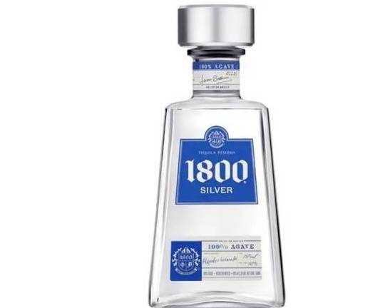 Order 1800 Reserva Silver, 750mL tequila (40.0% ABV) food online from Cold Spring Liquor store, Liberty Hill on bringmethat.com
