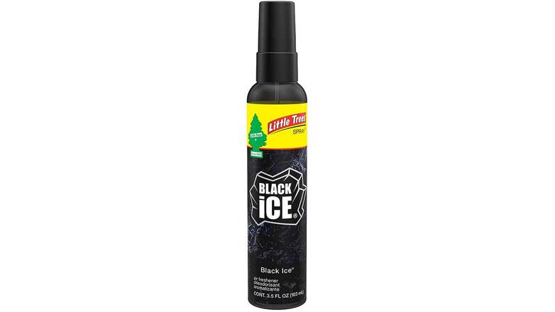 Order Little Trees Pump Spray Car - Black Ice food online from Shell Rock Spring store, Bel Air on bringmethat.com