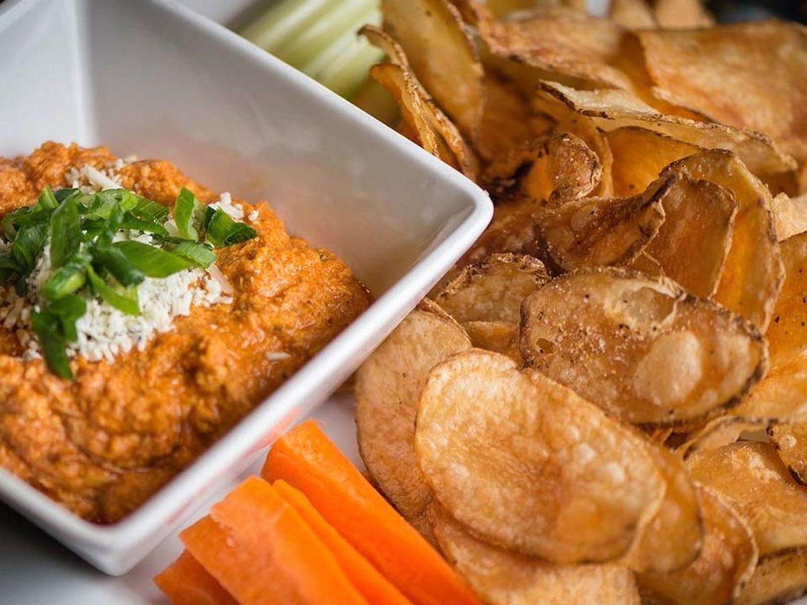 Order Buffalo Chicken Dip food online from Cold Beers & Cheeseburgers store, Phoenix on bringmethat.com