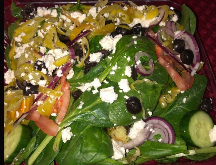 Order Greek Salad food online from Maya's Deli store, El Cajon on bringmethat.com