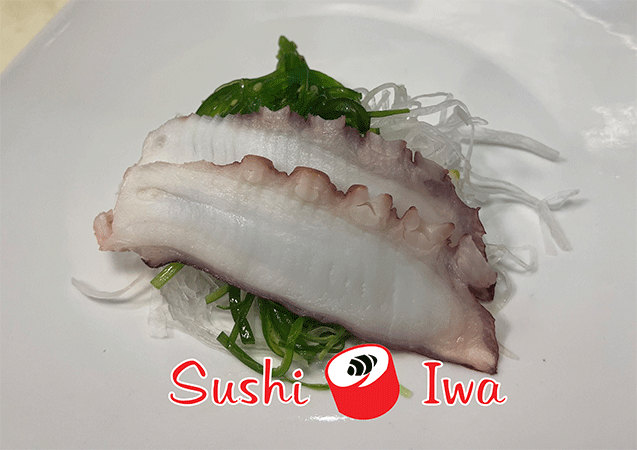 Order OCTOPUS SASHIMI food online from Sushi Iwa store, Apex on bringmethat.com