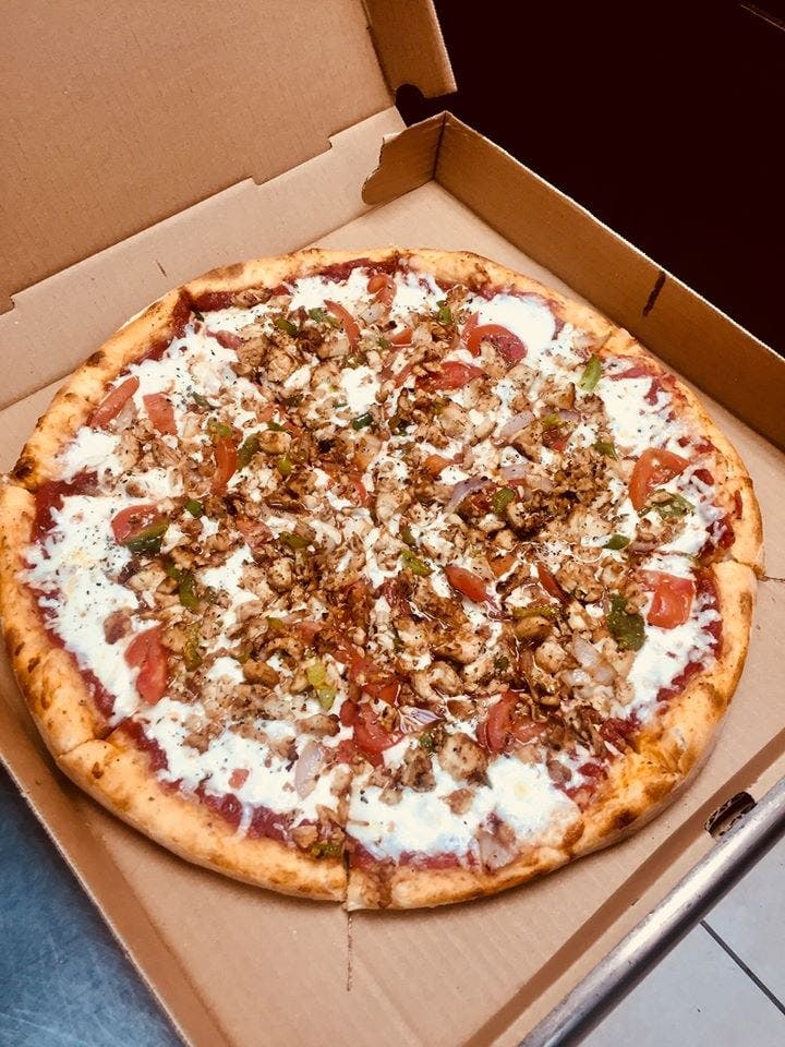 Order Meat Lovers Pizza - Medium 12'' food online from Zeno Italian Grill store, Pembroke on bringmethat.com