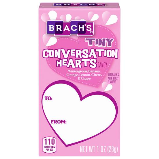 Order Brach's Valentine's Day Tiny Conversation Hearts, 1 oz Box food online from CVS store, CANTON on bringmethat.com