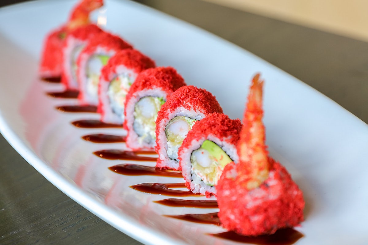 Order CRUNCHY RED food online from Blue Sushi Sake Grill store, Fort Worth on bringmethat.com