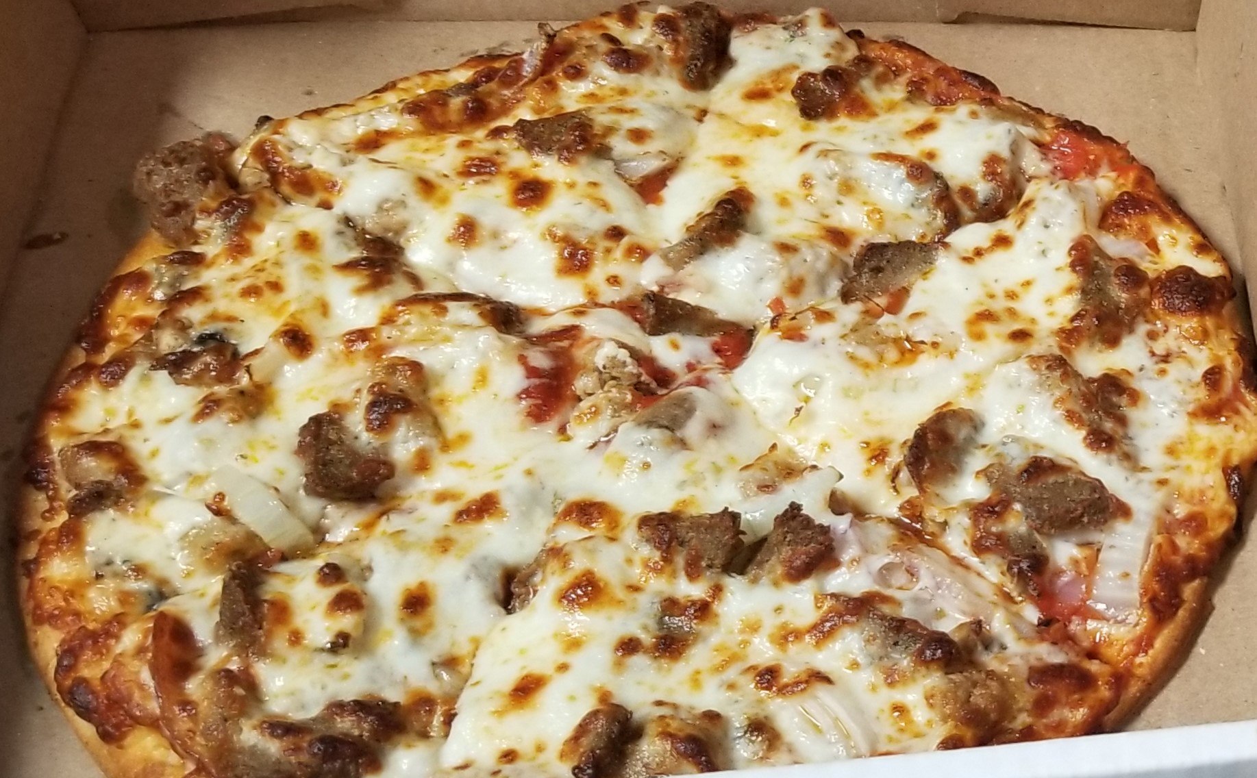 Order Italian Meatball Pizza food online from Dan Pizza Co store, Webster on bringmethat.com