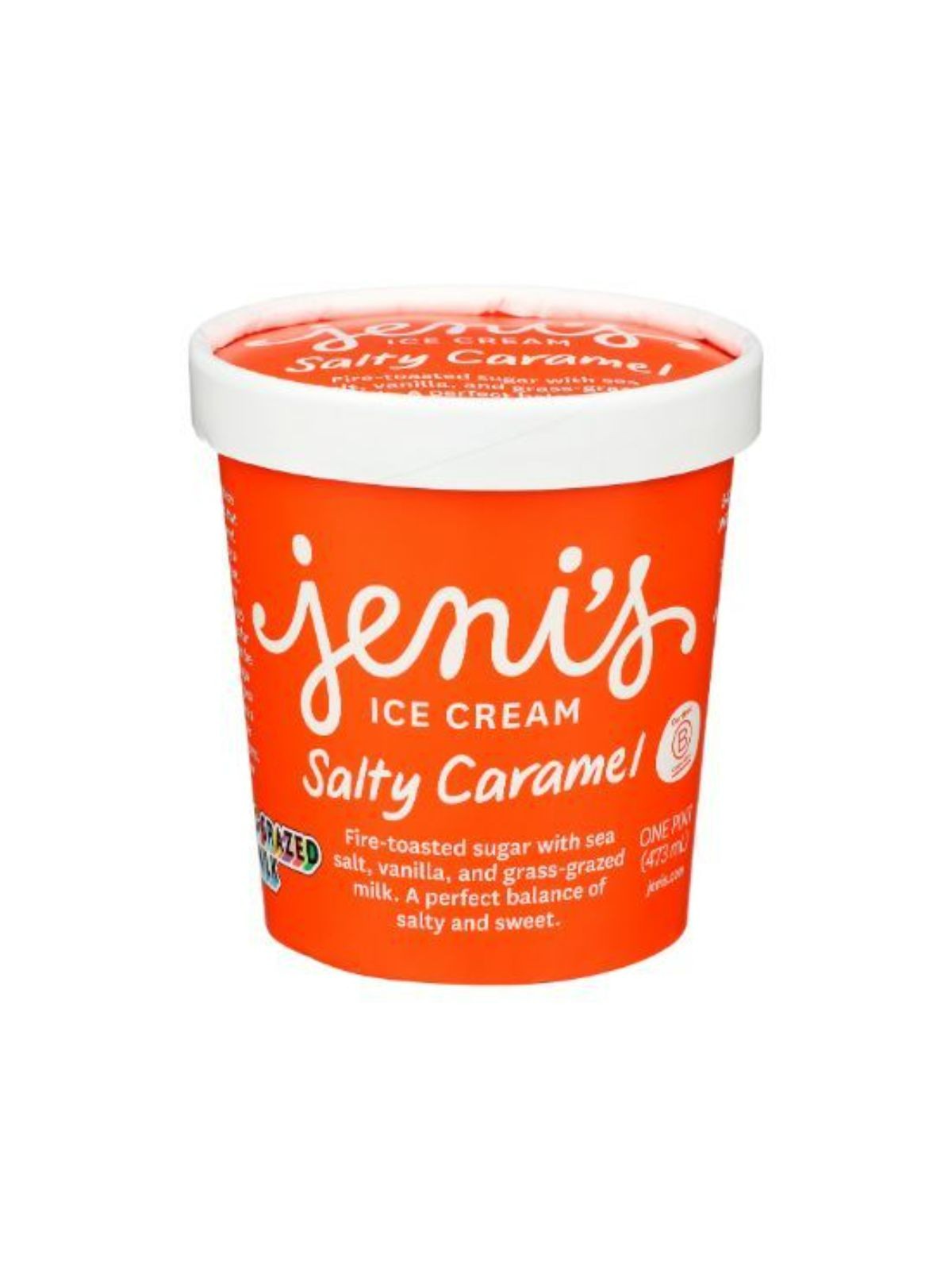 Order Jeni's Salty Caramel Ice Cream (1 Pint) food online from Stock-Up Mart store, Los Angeles on bringmethat.com
