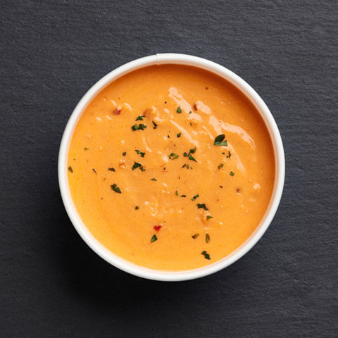 Order Cup of Lobster Bisque (250 Cal)  food online from Piada Italian Street Food store, Parma on bringmethat.com