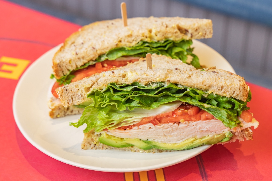 Order #17 Sandwich - Turkey Avocado food online from Aux Delices store, Darien on bringmethat.com