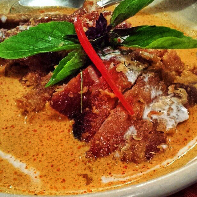 Order Panang Duck Curry food online from Rice And Curry store, Ambler on bringmethat.com