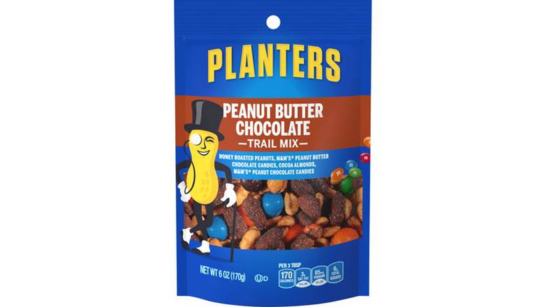 Order Planters Trail Mix-Peanut Butter Chocolate food online from Exxon Constant Friendship store, Abingdon on bringmethat.com