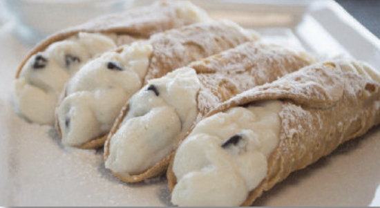 Order Fresh Made Cannoli food online from Nancy Pizza store, Roselle on bringmethat.com