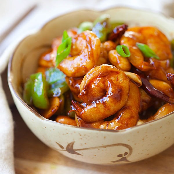 Order S2. Kung Pao Prawns food online from Jasmine Chinese & Asian Cafe store, Lone Tree on bringmethat.com