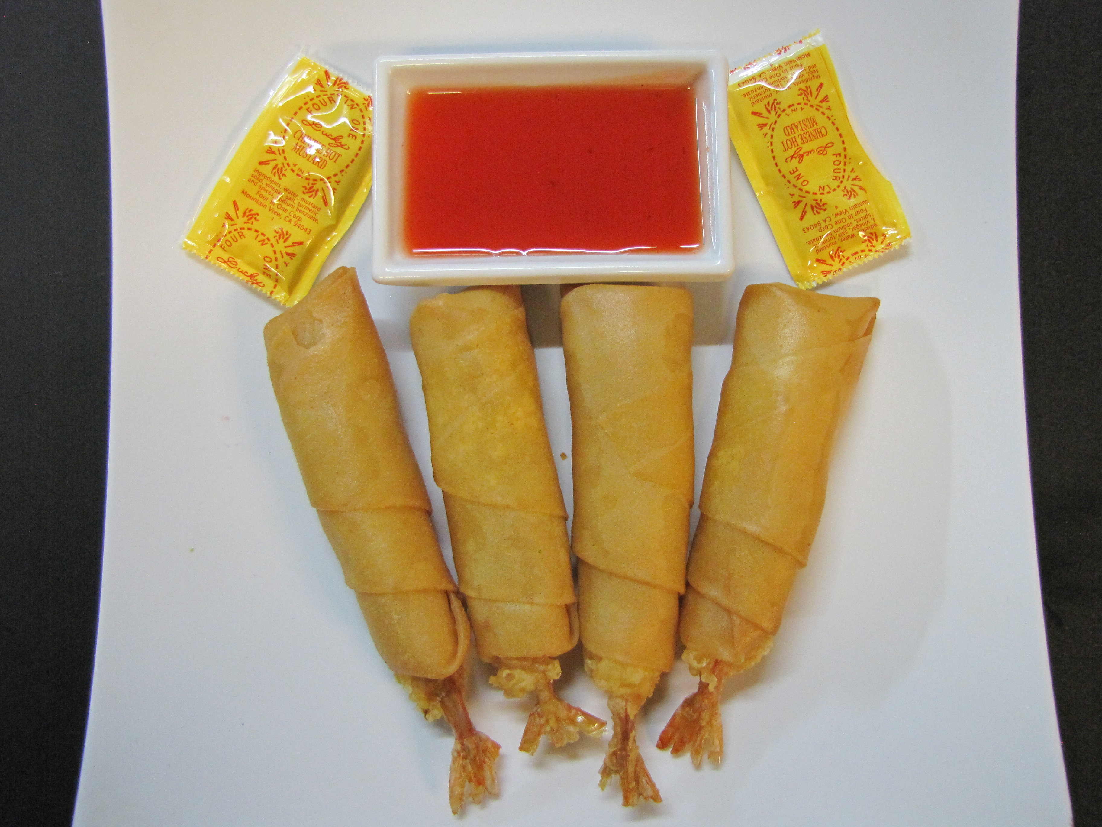 Order 3. Crispy Shrimp Roll food online from Mandarin Chinese Cuisine store, Covina on bringmethat.com