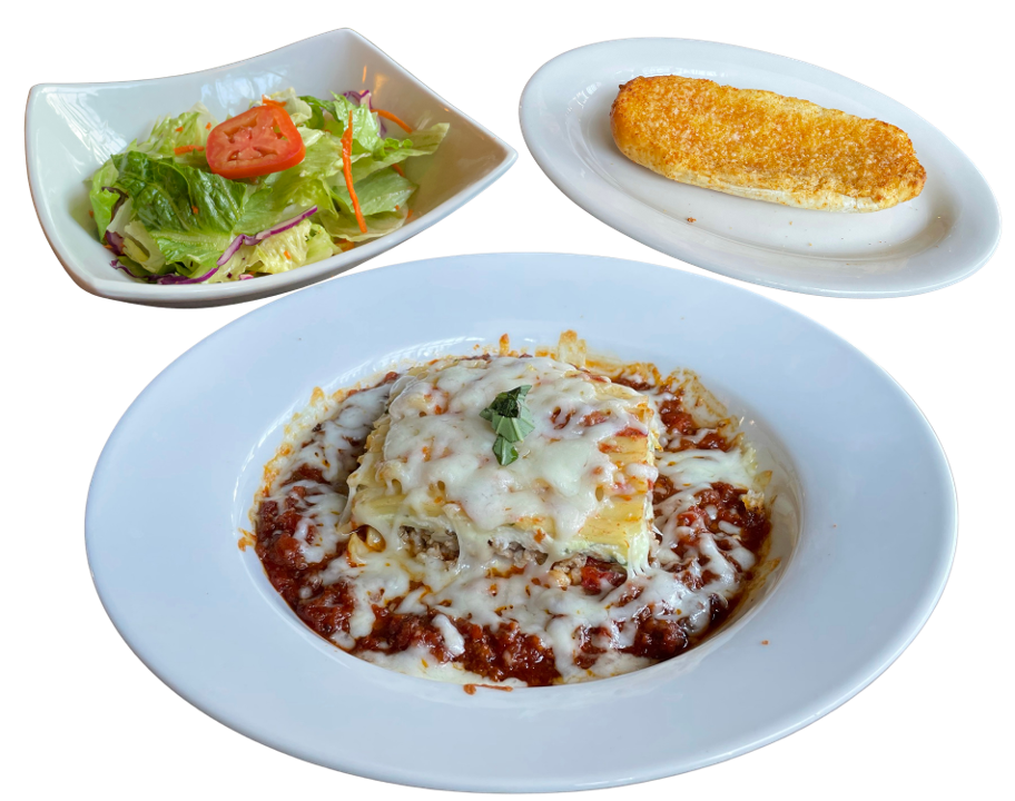 Order Meat Lasagna food online from Raffallo's pizza store, Los Angeles on bringmethat.com