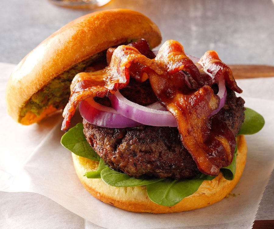 Order Bacon Burger - Burger food online from Lunetta pizza store, New York on bringmethat.com