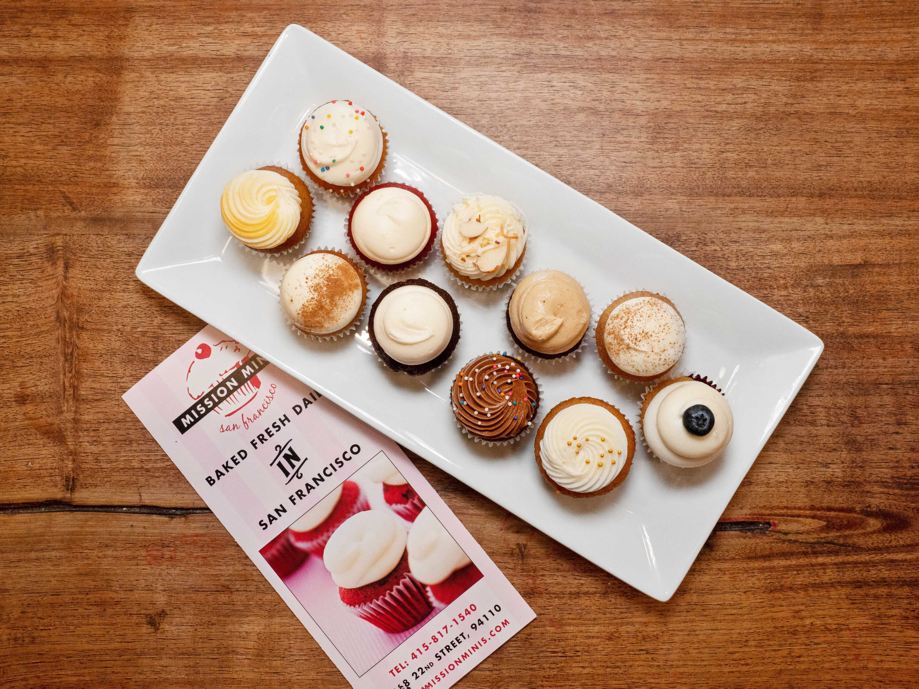 Order Mixed Dozen Cupcake food online from Mission Minis store, San Francisco on bringmethat.com