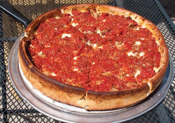 Order Chicago Style Deep Dish Cheese Pizza food online from Rosati's Pizza store, Lewisville on bringmethat.com