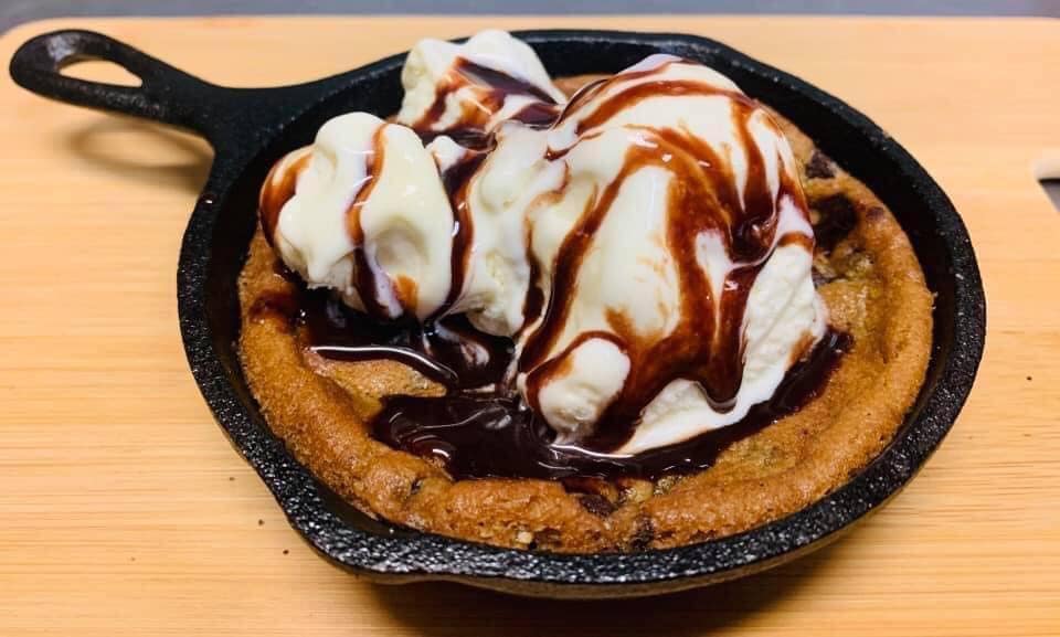 Order Hot Cookie Skillet food online from Dicarlo Pizza store, Vienna on bringmethat.com