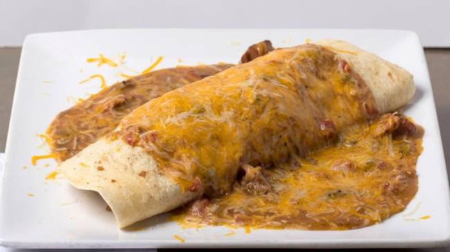 Order Machaca Style Burrito food online from The French Press Cafe And Bakery store, aurora on bringmethat.com