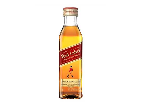 Order Johnnie Walker Red Label Blended Scotch Whisky - 50ml Bottle food online from Josh Wines & Liquors Inc store, New York on bringmethat.com